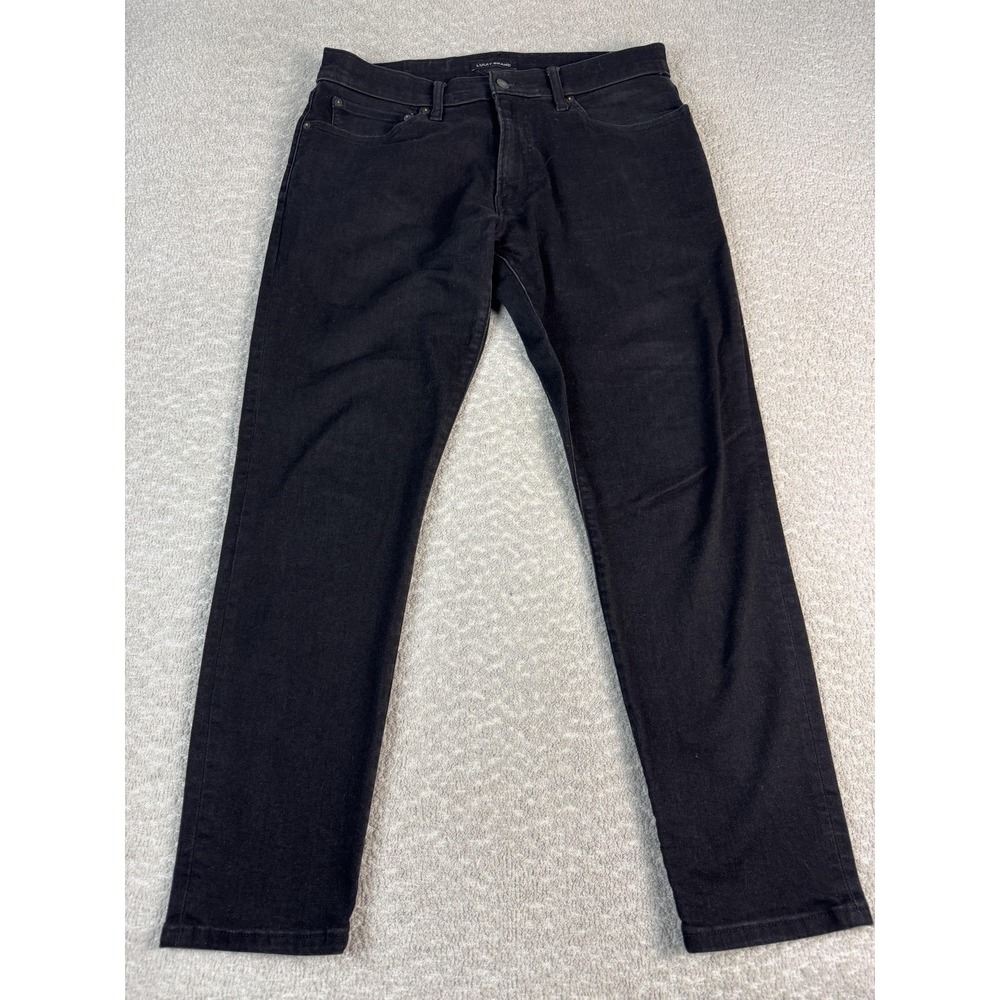 Lucky Brand Jeans Mens 32x30 Black Slim Fit Stretch Denim Pants Mid Rise‎ Casual